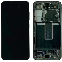 Samsung Displayeinheit + Rahmen S911 Galaxy S23 grün GH82-30481C (Display, Samsung Galaxy S23), Mobilgerät Ersatzteile, Grün