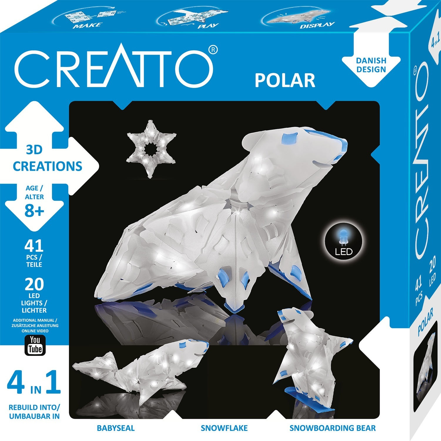 Kosmos CREATTO Winter / Pool constructiespeelgoed voor dieren voor kinderen vanaf 8 jaar