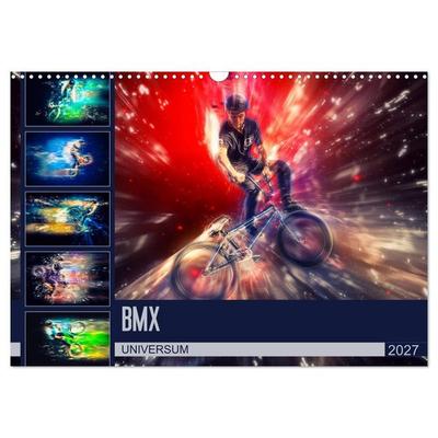 BMX Universum (Wandkalender 2027 DIN A3 quer), CALVENDO Monatskalender