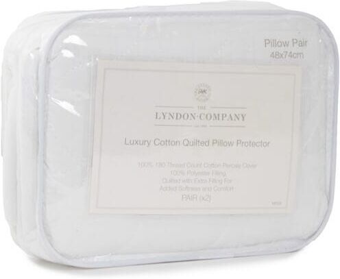 The Lyndon Company Cotton Quilted Pillow Protector