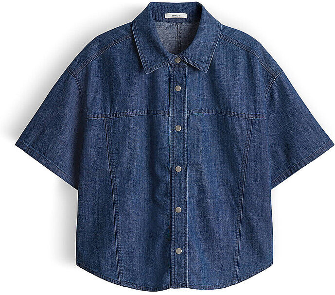 OPUS Jeansbluse FERLUNA dunkelblau   S S