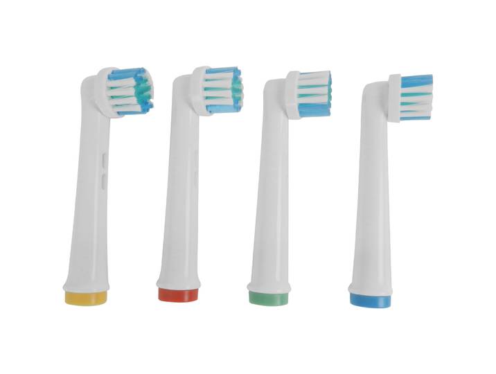 4 x Ersatzbürsten passend für viele Oral-B®**-Elektrozahnbürsten***