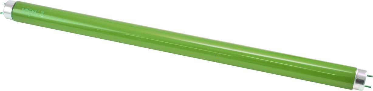Omnilux Röhre 15w 450x26mm Farbglas Grün