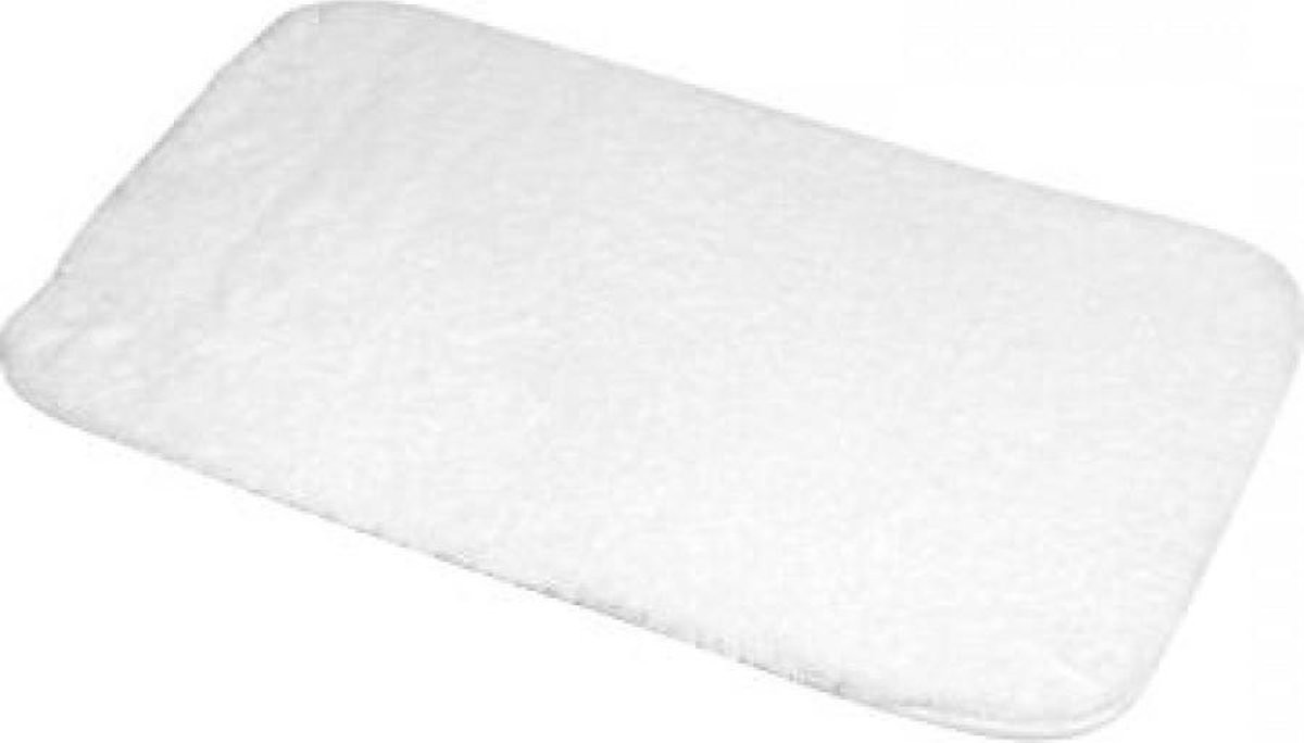 WillieJan Badmat Wit Microvezel 50 x 80 cm