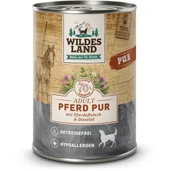 Wildes Land Sparpaket 12 x 400g Pferd PUR