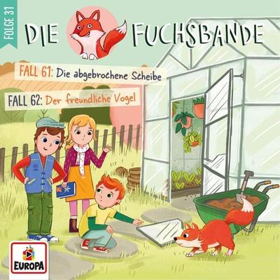 Folge 31: Fall 61: Die abgebrochene Scheibe/Fall 62: Der freundliche Vogel - Jana Lini, Audio, 4066339296268