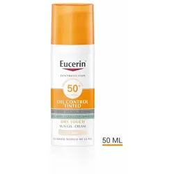 Eucerin   Oil Control Dry Touch Gel Crema SPF50+ Tinted Light 50ml
