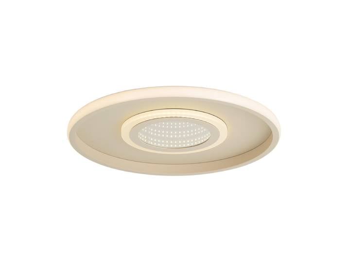 Plafonnier moderne blanc avec LED et interrupteur 3 allumages -