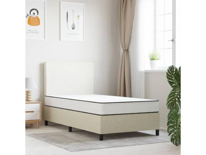 MNCVXAXG Bonnel Federkernmatratze, mittelgroß, 100 x 200 cm Abnehmbarer Bezug, waschbar, atmungsaktiv, geräuschabsorbierend, vakuumverpackt