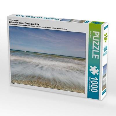 CALVENDO Puzzle Ein Motiv aus dem Kalender Sehnsucht Meer - Poesie der Stille 1000 Teile Puzzle quer | 1000 Teile Lege-Größe 64 × 48 cm Foto-Puzzle