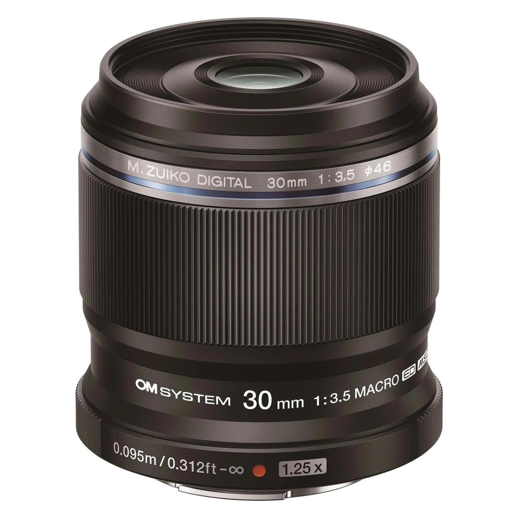OM System M.Zuiko Digital ED 30mm F3.5 Macro (Black) (Micro Four Thirds, Micro Four Thirds) (V335190BW000)