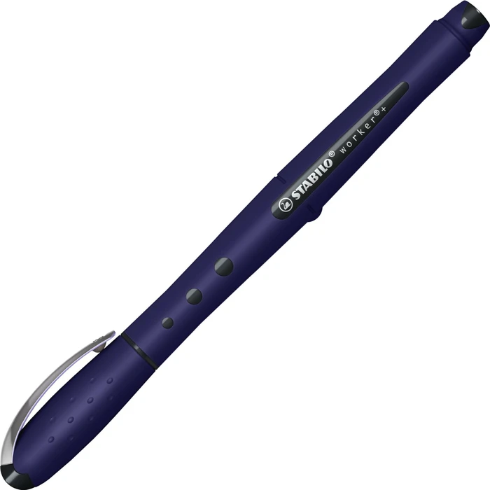 STABILO worker+ medium NatureCOLORS Wildflower Tintenroller preußischblau 0,5 mm, Schreibfarbe: blau, 1 St.
