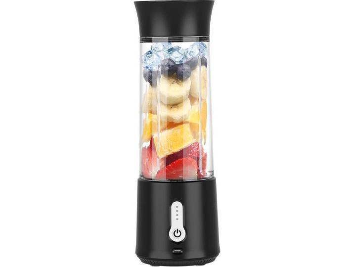 Smoothie Maker Portable - Innovigo - Blender To Go - Portable Blender - Draagbare Blender - 0.5 Liter - Draadloos - USB-C Oplaadbaar - Zwart