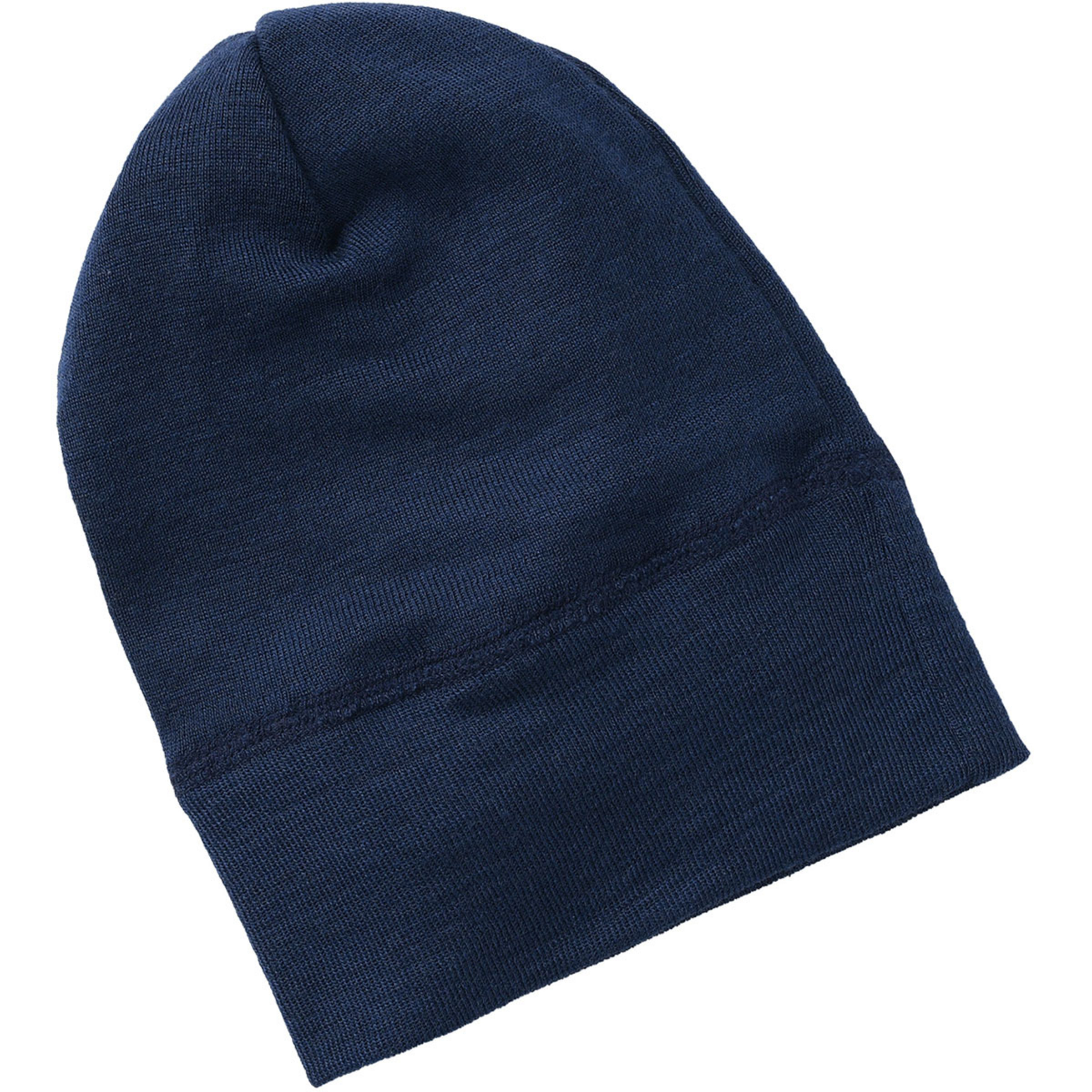 Engel Baby Kinder Mützen & Beanies blau Größe 110 Lifestyle Wasserabweisend Merinowolle