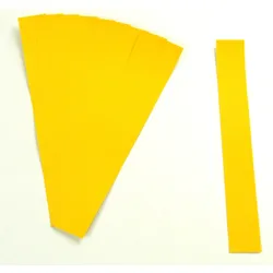 ULTRADEX Einsteckkarten für 9,5mm Einsteckschiene 40x7,5mm VE=420 Stück gelb