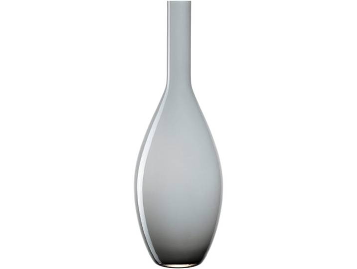 Leonardo Vase Beauty, Grau, Glas, bauchig, 17.5x50x17.5 cm, handgemacht, Dekoration, Vasen, Glasvasen