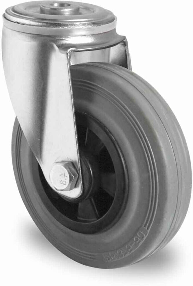 CASCOO Rückenlochlenkrolle ø 200 mm Serie P4R2 Rollenlager (HPH98W0200P4R2R0N)