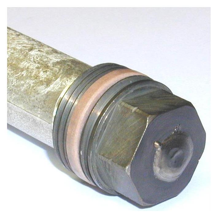 Plaion Magnesium-Stabanode mit PTFE-Dichtung, 1", Ø 26 mm, 700 mm (98142)