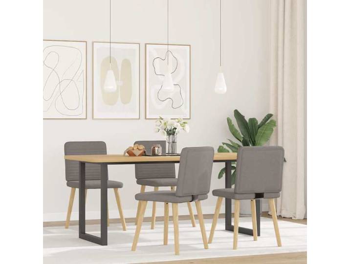 SALE 2026 Chaises à manger - lot de 4 - Chaises de Salon - taupe tissu 45x54x86cm 33.6 Kg 4702708