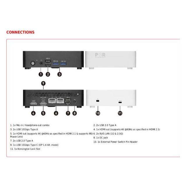 MSI CUBI NUC TWG-001BEU (00-B21211-001B)