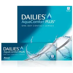 Dailies, Kontaktlinsen, AquaComfort Plus, sphärisch (-5, Tageslinse, 90 Stk., Sphärisch)