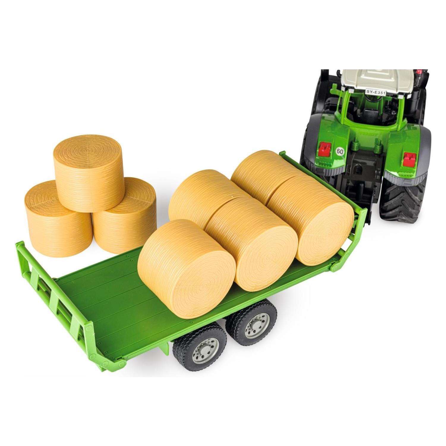 Carson Modellsport 1:16 Heuwagen für RC Traktor grün 1:16 Anhänger (907659)