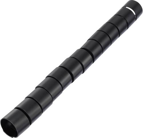 TRU Components 1593195 TC-KL8BKZ-100M203 Spiralschlauch 8mm (max) Schwarz Meterware