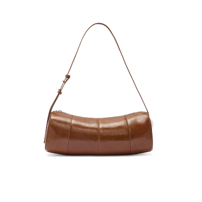 Hobo LEGER "Yven Bag", Damen, Gr. B/H/T: 34,5cm x 16,5cm x 5,5cm, braun, Lederimitat, unifarben, Taschen Hobo, Damen Tragetasche mit Schulterriemen