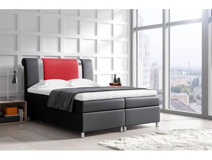 MF Design Boxspringbett Boxspringbett MARS mit Bettkasten und Federautomatik, Vorhanden