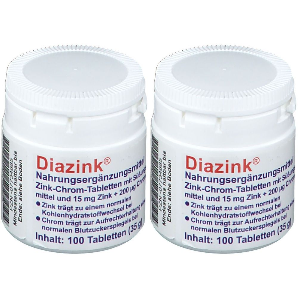 Diazink Tabletten 2x 2x100 St