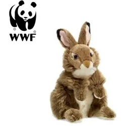 Plüschtier Hase (19cm, sitzend) lebensecht Kuscheltier Stofftier Rabbit