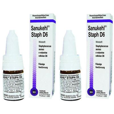 Sanukehl Staph D 6 Tropfen 2x 2x10 ml