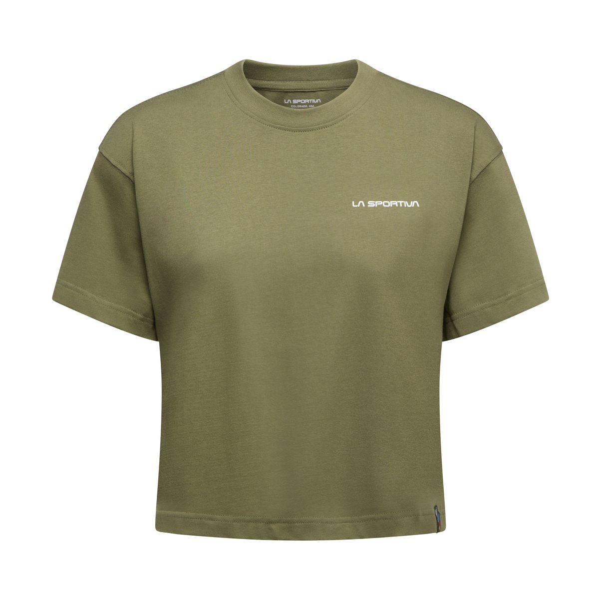 La Sportiva Redgarden Crop T-shirt Women cypress/chalk (E47W04) XS ZACT261E47W04XS
