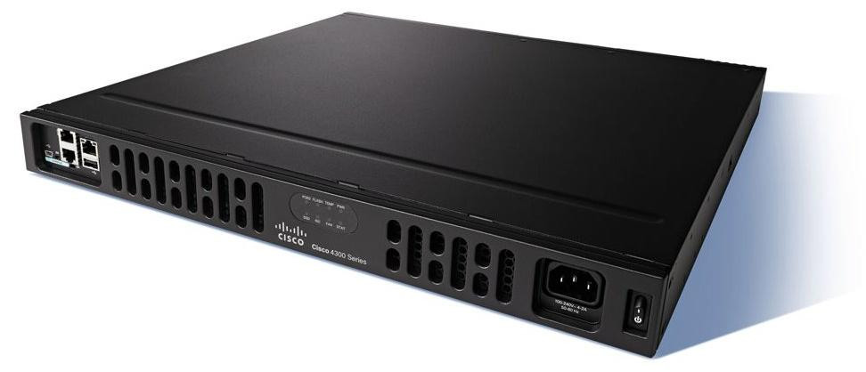 Cisco ISR 4331 Ethernet WAN Gigabit Ethernet router, zwart