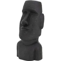 MOAI RAPA NUI STATUE 53,5 cm hoch Anthrazit aus Polyresin