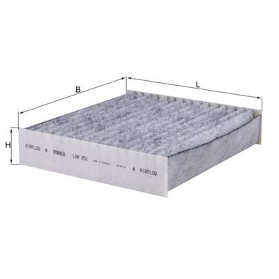 MAHLE Filter, Innenraumluft lak251 für SMART MITSUBISHI
