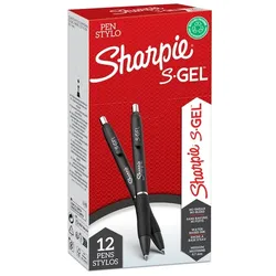 SHARPIE® Gelschreiber 2136595 Schreibfarbe Schwarz 12er Schachtel