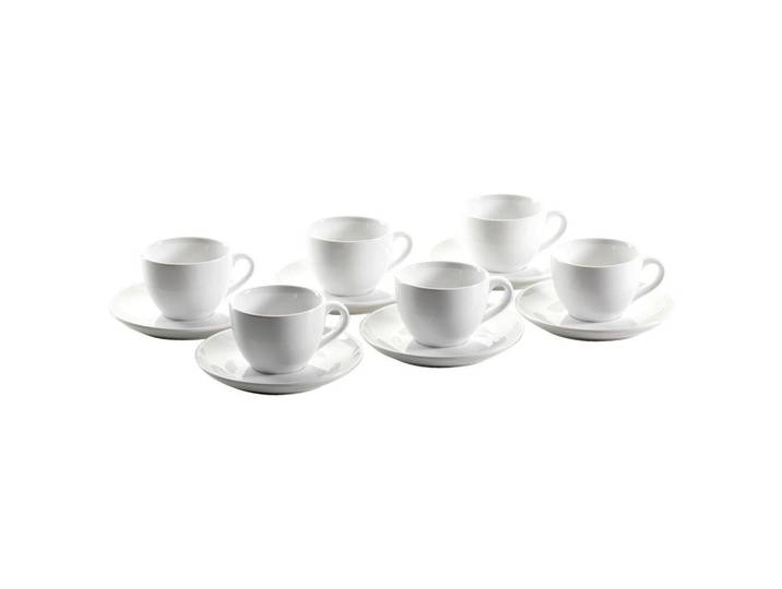 Kaffeetasse Porzellan 180ml 6 stk. mit Untertasse