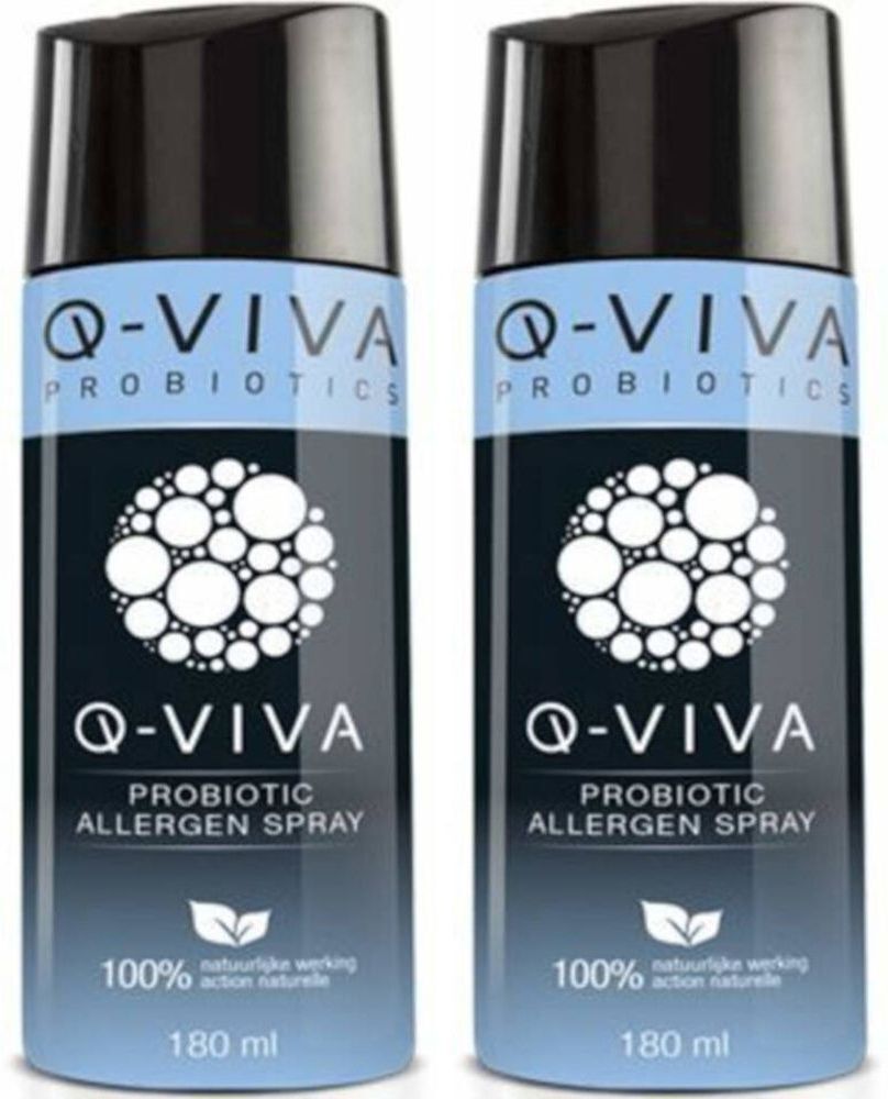 Q-Viva Probiotic Allergen Spray Navulling 180 ml Duopack 2x180 Dosierspray