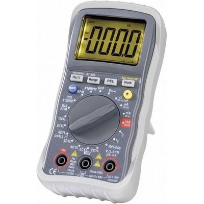 VOLTCRAFT AT-200 Hand-Multimeter digital KFZ-Messfunktion CAT III 600V Anzeige (Counts): 4000