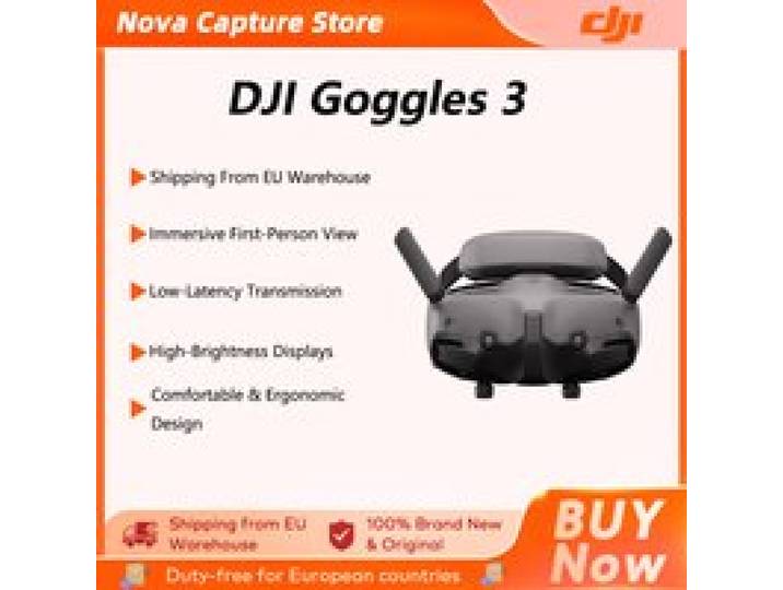 EU Stock DJI Goggles 3 FPV-bril Micro-OLED schermen Immersieve vliegervaring O4 HD videotransmissie Draadloos Originele Goggles 3