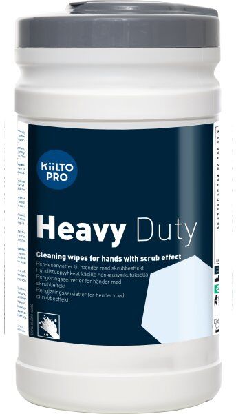 Kiilto Pro Heavy Duty Håndrens, 75 Wipes