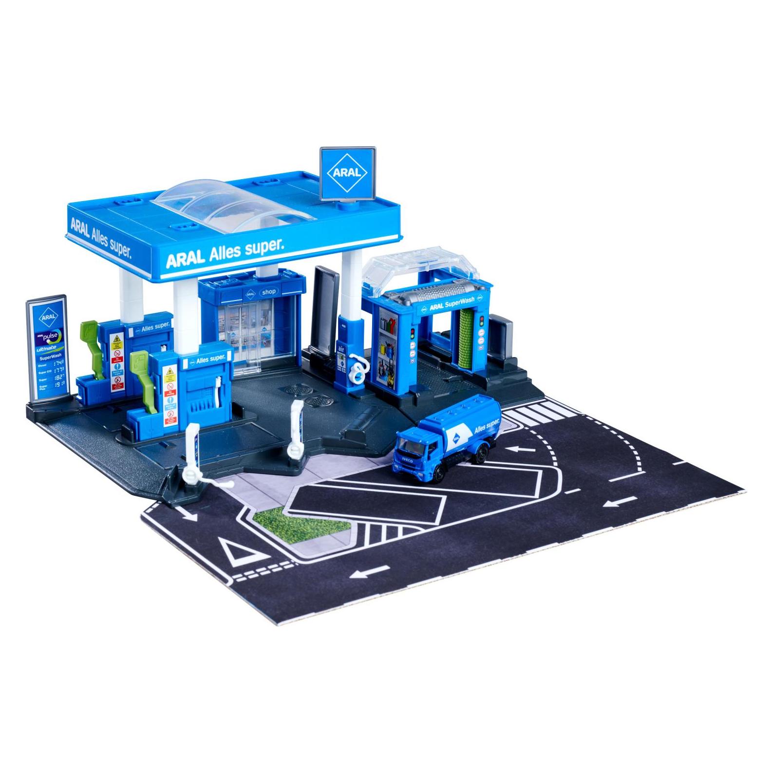Majorette Petrol Station Aral + 1 vehicle (212006000)