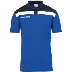 Uhlsport, Herren, Sportshirt, Offense 23 (XXL), Weiss, Blau