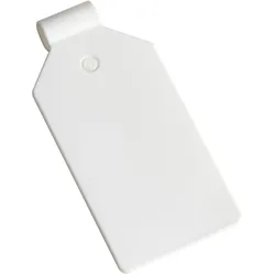 100 Pendelclips für Lochwandhaken 42 mm, PP, weiß