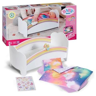 BABY born Regenbogen Bett
