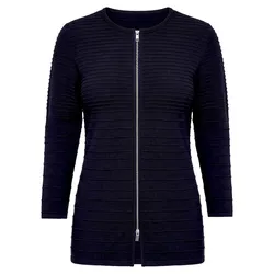 Long-Strickjacke BASLER blau, 40