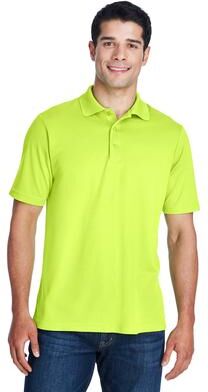 CORE365 88181 Men's Origin Performance Piqué Polo Shirt in Safety Yellow size 5XL   Polyester
