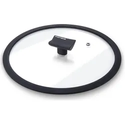 Moneta FINEGRES Air Coin Glass Lid 20CM, Zubehör Kochgeschirr, Schwarz