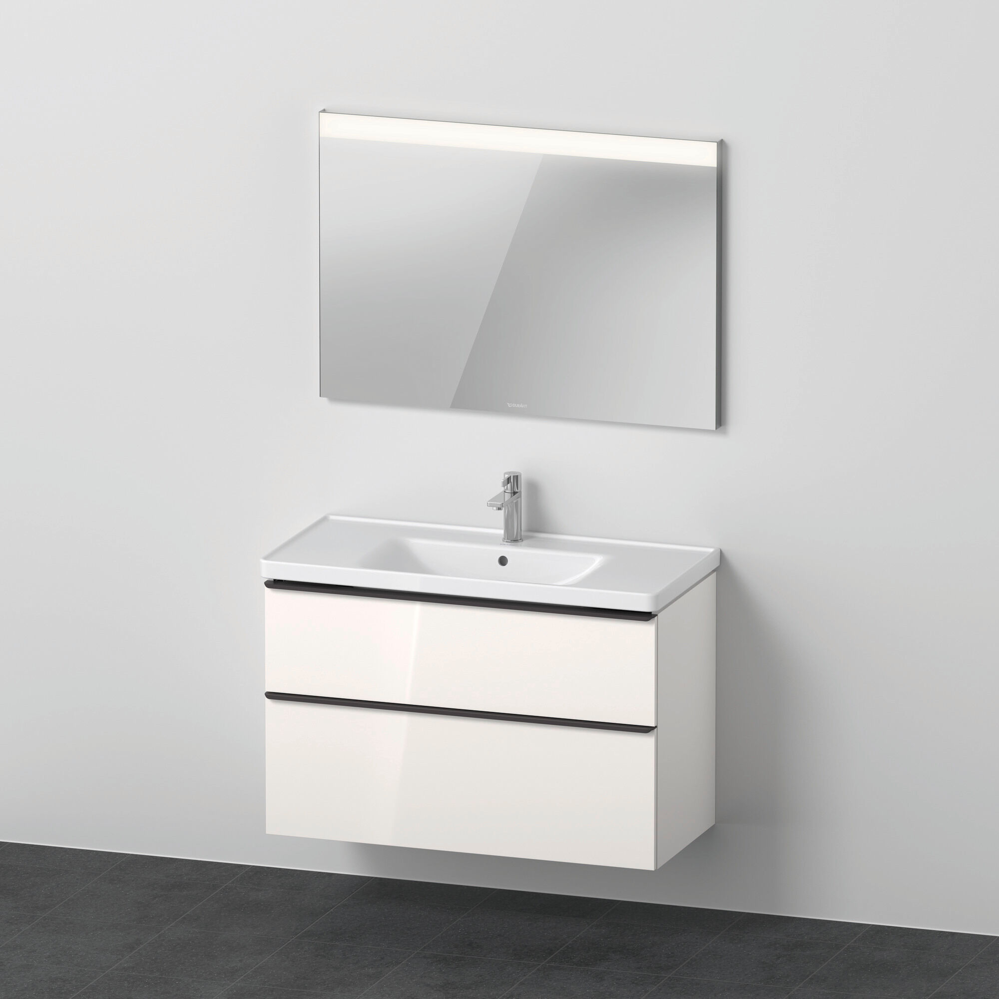 Duravit D-Neo ensemble de meubles DE011402222 1005mm, Blanc Brillant